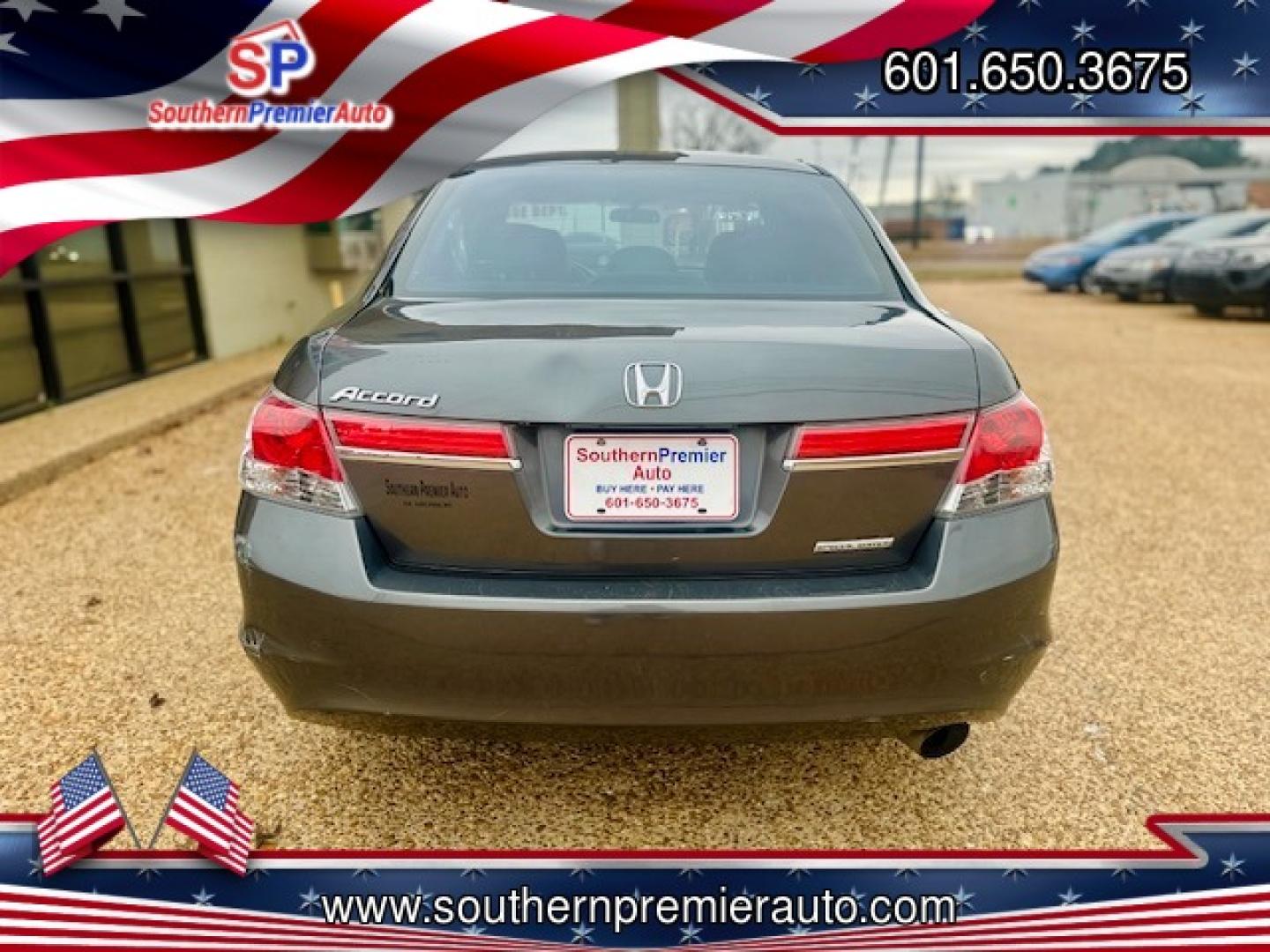 2012 GRAY HONDA ACCORD SE (1HGCP2F63CA) , located at 922 W. Beacon St., Philadelphia, MS, 39350, (601) 650-3675, 32.770447, -89.127151 - Photo#4